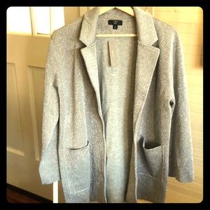 J Crew silver loose blazer - NWT